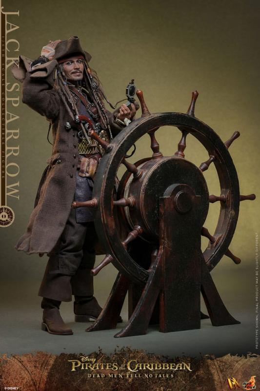 Pirates of the Caribbean: Dead Men Tell No Tales DX Action Figure 1/6 Jack Sparrow 30 cm 5