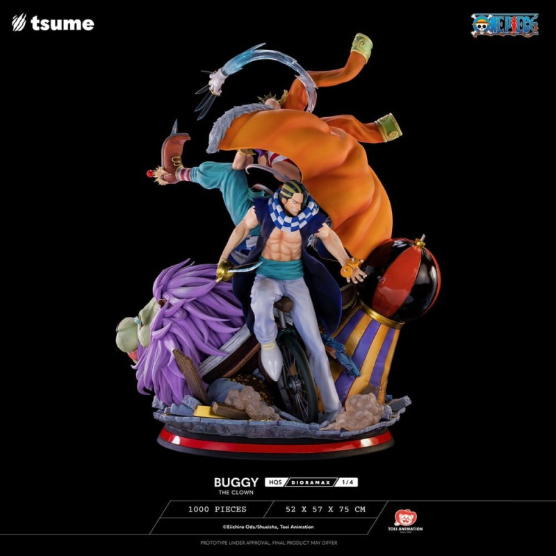 One Piece HQS Dioramax Figure 1/4 Buggy the Clown 2