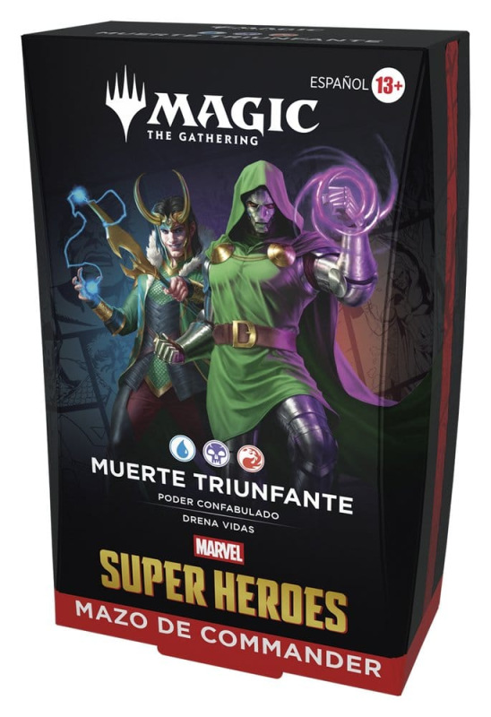 Magic the Gathering Marvel Super Heroes Commander Decks Case (4) spanish 12