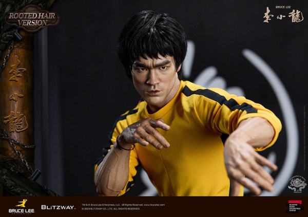 Bruce Lee Superb Scale Statue 1/4 50th Anniversary Tribute (Rooted Hair Version) 55 cm 2