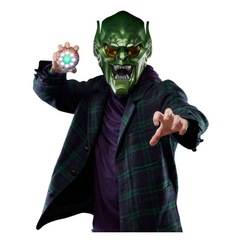 Spider-Man: No Way Home Marvel Legends Roleplay Replica Green Goblin Premium Helmet 12