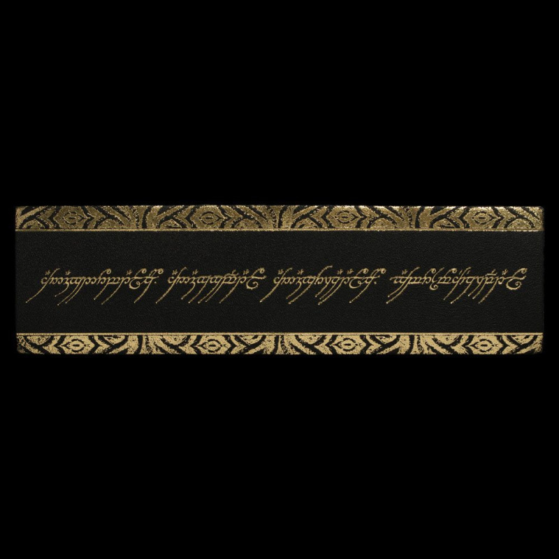 Lord of the Rings Leather Bookmark The One Ring Inscription