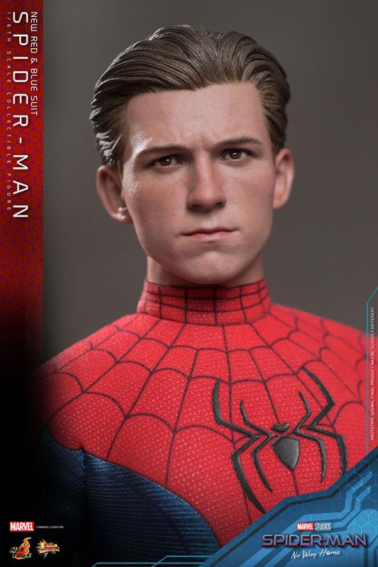 Spider-Man: No Way Home Movie Masterpiece Action Figure 1/6 Spider-Man (New Red and Blue Suit) 28 cm