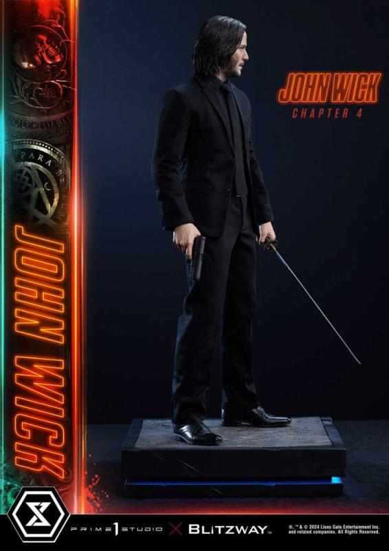 John Wick Chapter 4 Ultimate Premium Masterline Series Statue 1/4 John Wick Deluxe Bonus Version 54