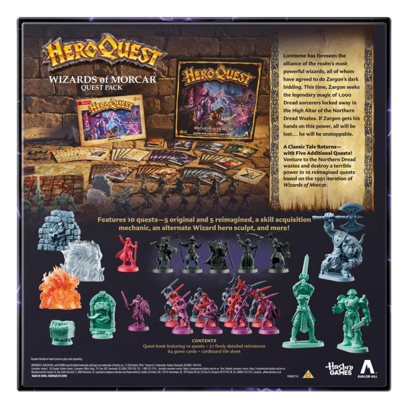 HeroQuest Board Game Expansion Wizards of Morcar Quest Pack *English Version* 1