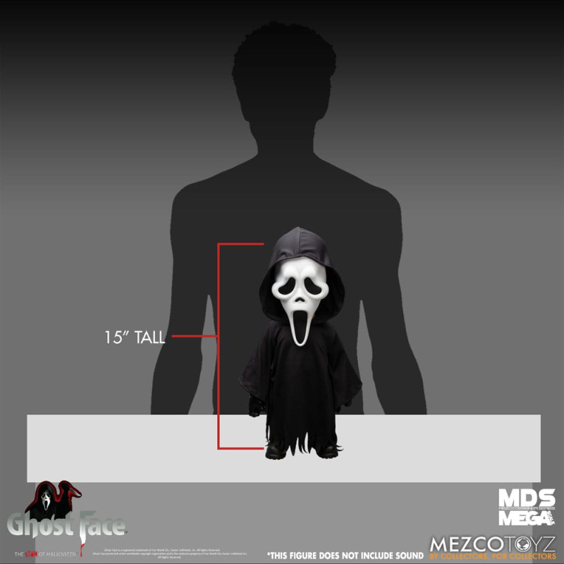 Ghost Face MDS Mega Scale Plush Doll Ghost Face 38 cm 12
