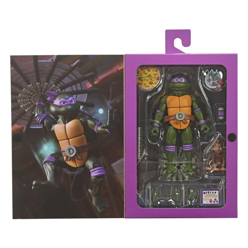 Teenage Mutant Ninja Turtles (1987 Cartoon) Action Figure Ultimate Donatello (VHS) 18 cm 5