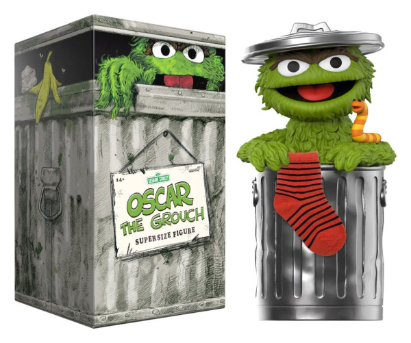 Sesame Street SuperSize Vinyl Figure Oscar The Grouch 3