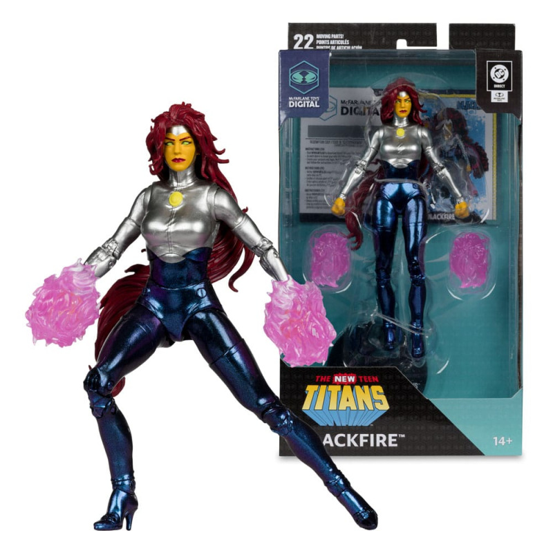 DC Direct McFarlane Toys Digital Action Figure Blackfire (The New Teen Titans) 18 cm 4