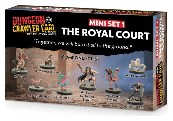Dungeon Crawler Carl Miniatures Set 1 The Royal Court 1