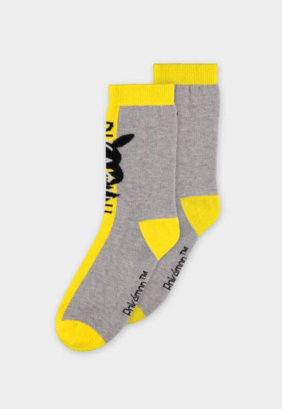 Pokémon Socks Yellow Pikachu 39-42