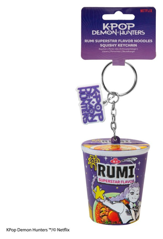 KPop Demon Hunters Squishy Keychain Rumi Superstar Flavor Noodles 1