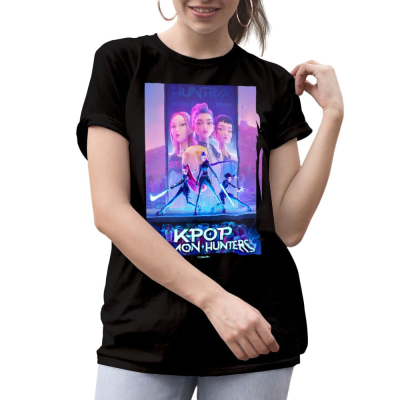 KPop Demon Hunters T-Shirt Movie Key Art Size L 4