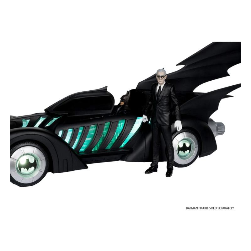 Batman Forever DC Multiverse Action Figure with Vehicle Alfred Pennyworth & Batmobile (Gold Label) 7