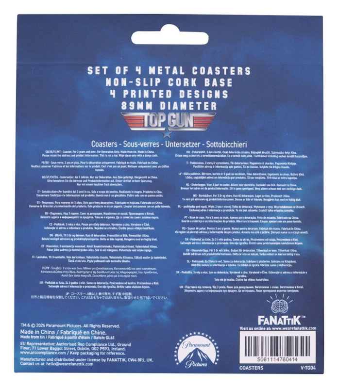 Top Gun Coaster 4-Pack 3