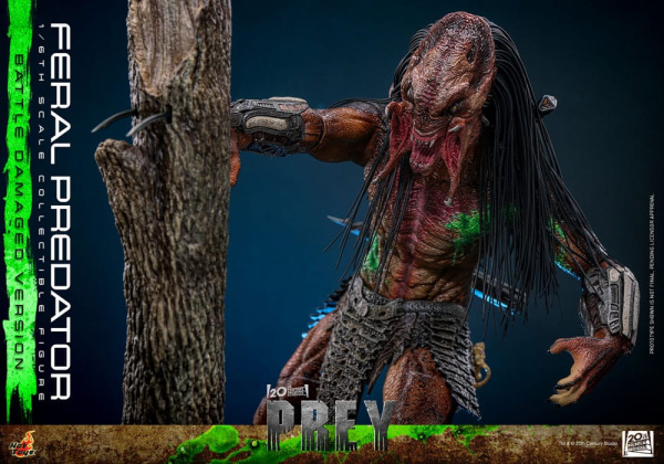 Prey Action Figure 1/6 Feral Predator (Battle Damaged Version) 37 cm 13