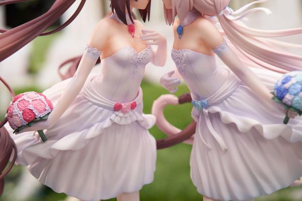 Nekopara PVC Statue 1/7 Nekopara Chocola & Vanilla Dream of Eden Ver. 23 cm