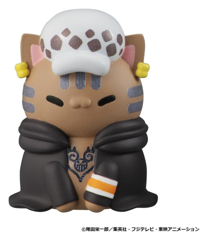 One Piece Mega Cat Project Mini Figures NyanPieceNyan! I'm gonna be king of Paw-rates!! Blind Box As 5