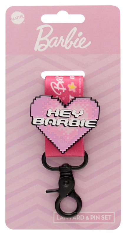 Barbie Lanyard & Pin Badge Set