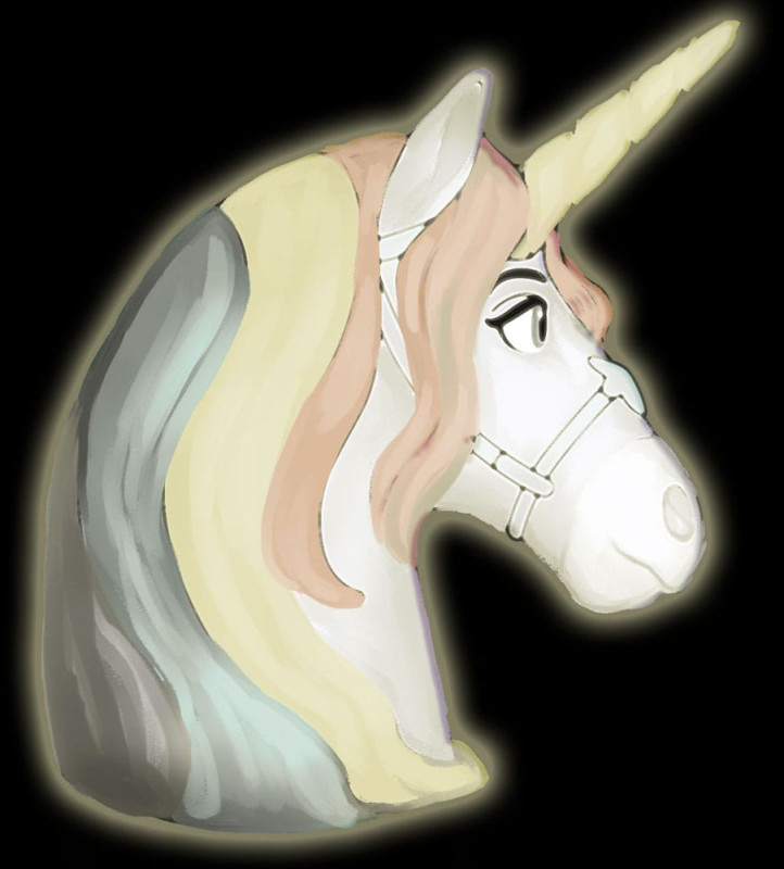 Unicorn Academy 3D LED Lamp Wildstar 18 cm 2