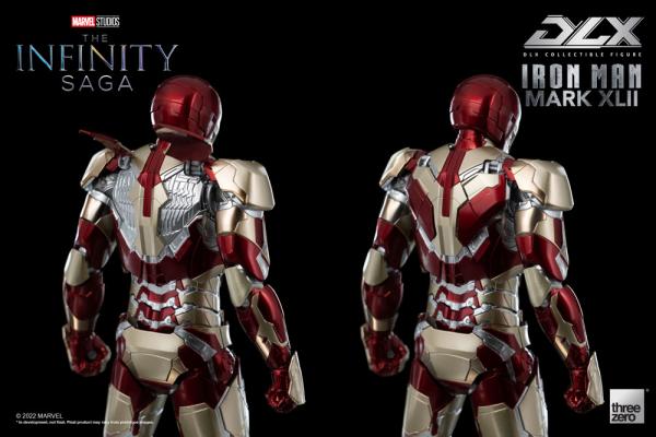 Infinity Saga: Iron Man Mark 42 1/12 DLX Action Figure - ThreeZero
