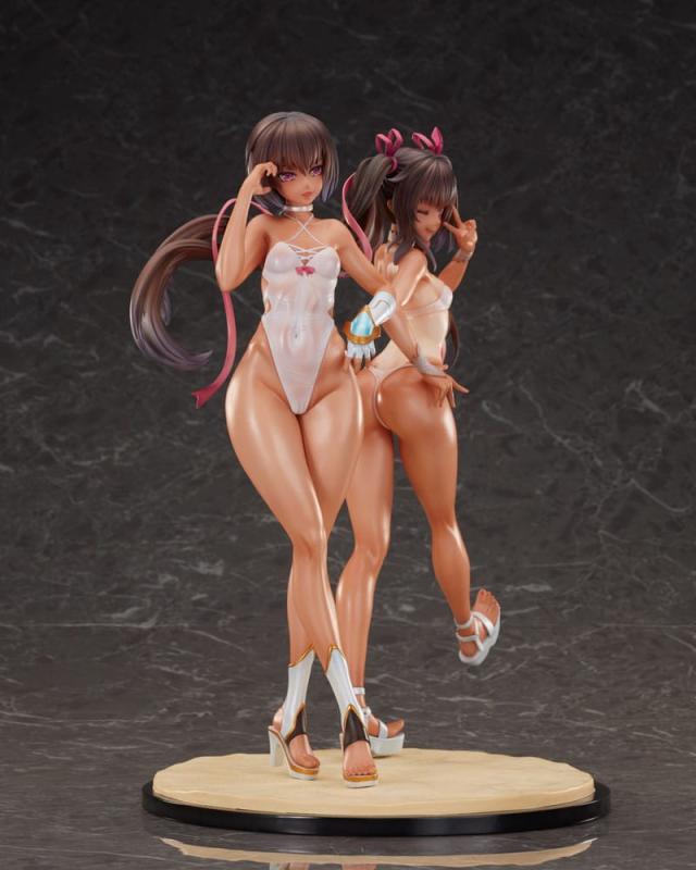 Taimanin RPG Set of 2 PVC Statue 1/6 Adult Yukikaze and Young Yukikaze Swimsuits Ver. 28 cm 4