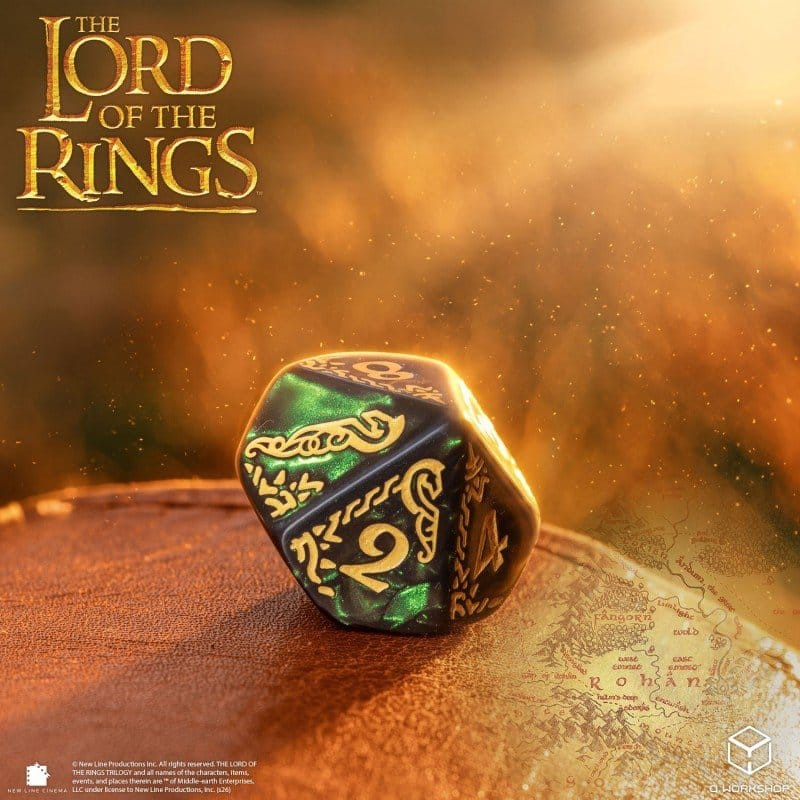 The Lord of the Rings Dice Set of 7 Rohan 5