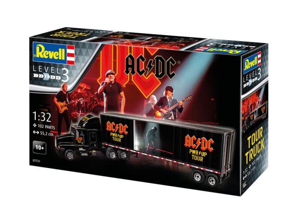 AC/DC Model Kit Gift Set Tour Truck & Trailer 55 cm 11