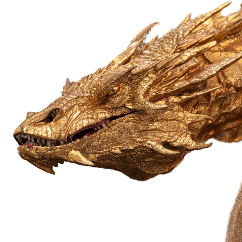 The Hobbit Bust Smaug the Golden 36 cm 7