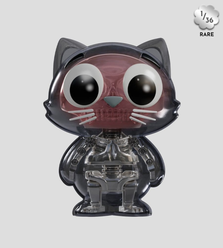 Catscans Mini Figures S2 Bare Bones 6 cm Blind Box Display (6) 7