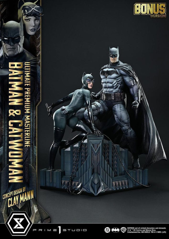 DC Comics Ultimate Premium Masterline Series Statue 1/4 Batman & Catwoman (Concept Design by Clay Ma 10