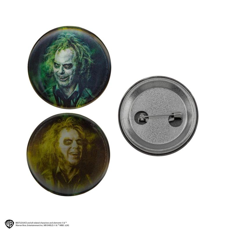 Beetlejuice Pin Badges 6-Pack