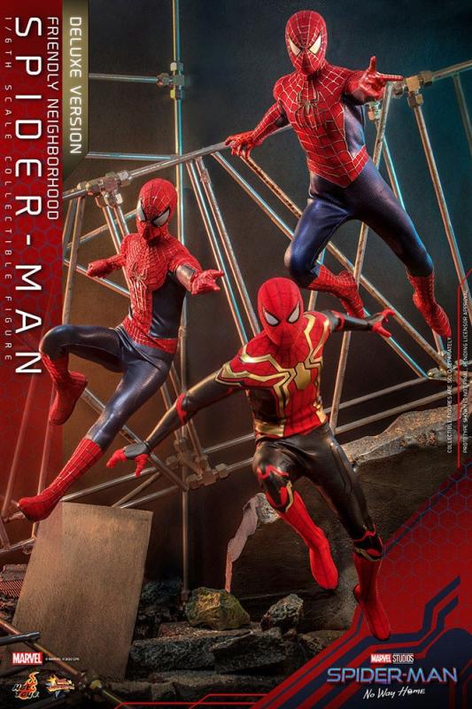 SpiderMan No Way Home: Friendly Neighborhood SpiderMan 1/6 Deluxe Action Figure - Hot Toys