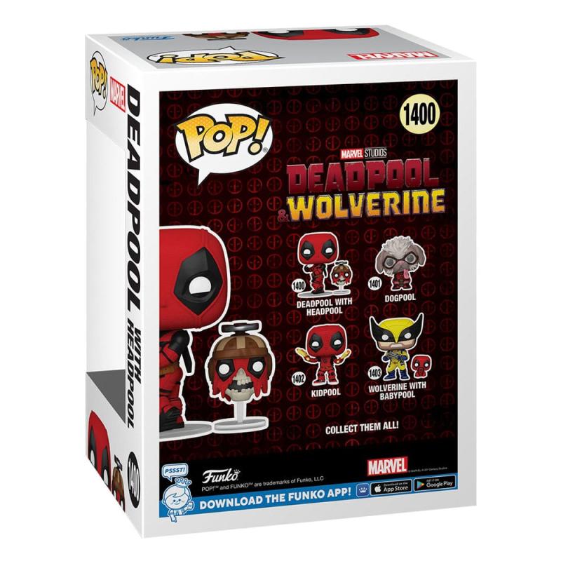 Deadpool 3 POP & Buddy! Vinyl Figure Deadpool w/Headpool 9 cm 2