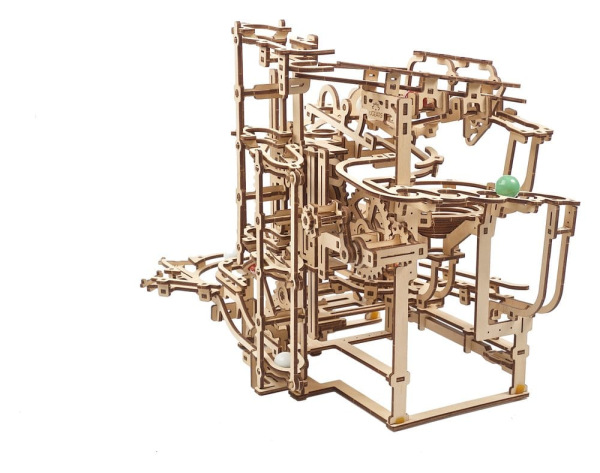 Ugears 3D Wooden Puzzle Marble Run Stepped Hoist 9