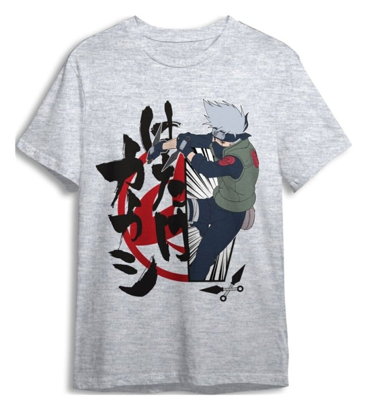 Naruto T-Shirt Kakashi Grey Size XXL 1