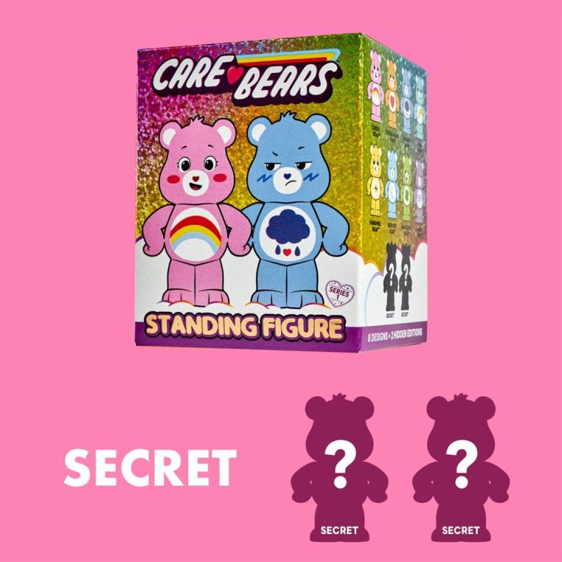 Care Bears Flocked Figures Unlock the Magic 8 cm Blind Box Display (8) 6