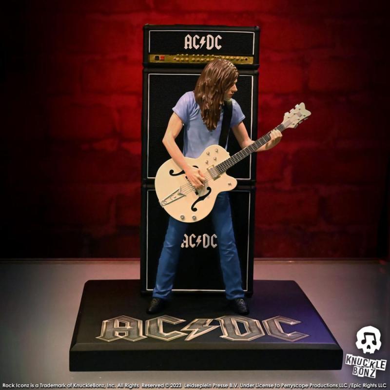 AC/DC: Malcolm Young II 23 cm Rock Iconz Statue - Knucklebonz