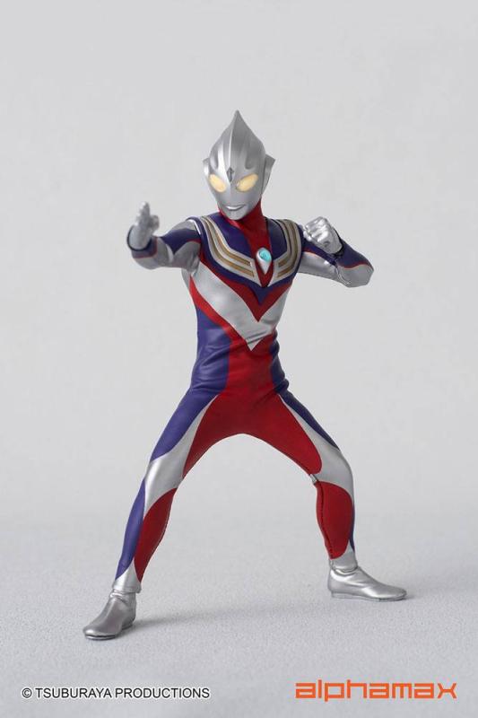 Ultraman Tiga: Tiga 16 cm Light-Up Action Figure - Alphamax