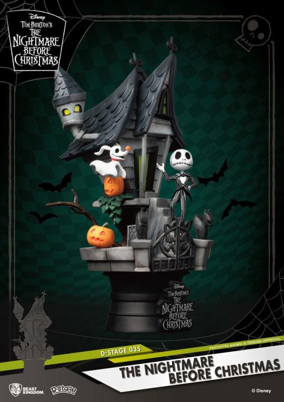 Nightmare before Christmas D-Stage PVC Diorama Jack's Haunted House 15 cm 3