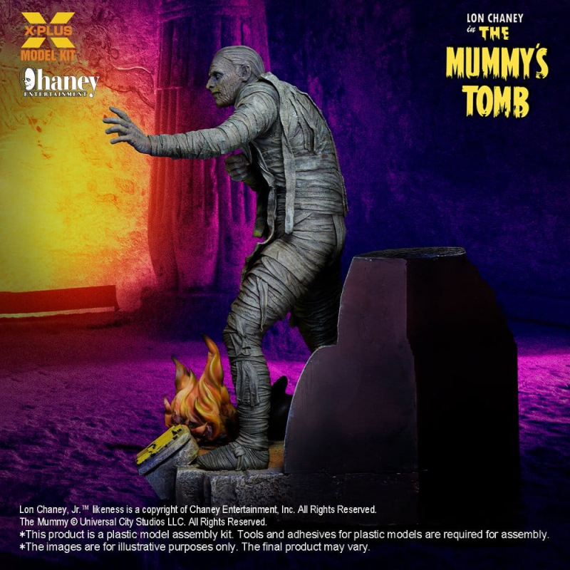 Universal Monsters Plastic Model Kit 1/8 Lon Chaney, Jr. as Mummy (Repro) 23 cm 4