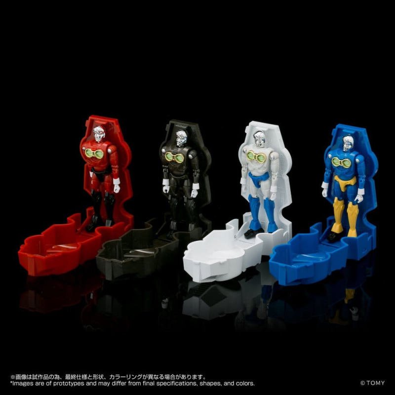 Microman Legacy Soul Action Figures 4-Pack Microman Command #3 8