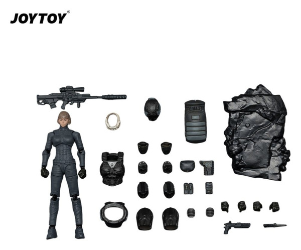 Dark Source Steel Ride Corps Action Figure Sniper Cinder 8 cm 5