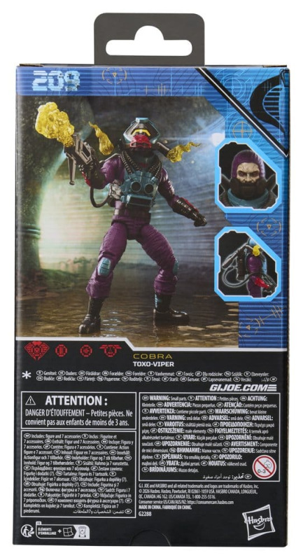 G.I. Joe Classified Series Action Figure #209 Toxo-Viper 15 cm 1