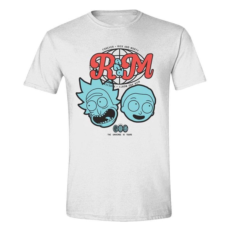 Rick & Morty T-Shirt Forever The Universe Is Yours Size M