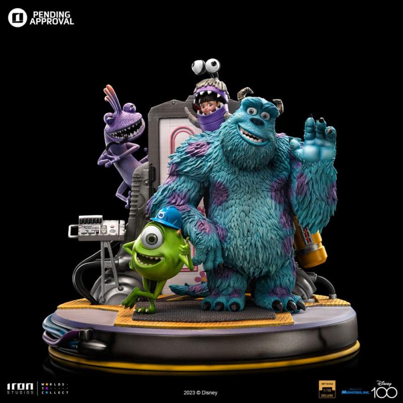 Monsters, Inc.: James P. Sullivan, Mike Wazowski 1/10 Deluxe Scale Statue - Iron Studios