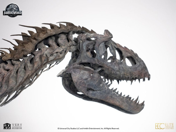 Jurassic World ECC Elite Creature Line Statue 1/12 Indominus Rex Skeleton Bronze 35 cm 10