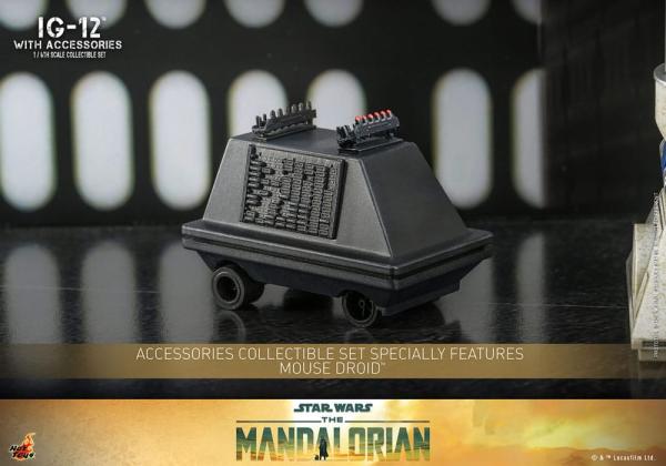 Star Wars The Mandalorian: IG-12 with accessories 1/6 Action Figure - Hot Toys