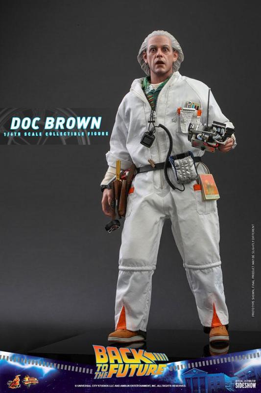 Back To The Future: Doc Brown 1/6 Movie Masterpiece Action Figure - Hot Toys