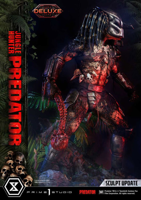 Predator Museum Masterline Statue 1/3 Jungle Hunter Predator Deluxe Bonus Version 90 cm 5